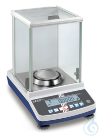 Analytical balance with type approval, class I, 0,0001 g ; 120 g ABJ-NM:...